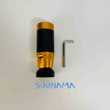تحميل الصورة في عارض المعرض، Gold and black shift knob handle with textured grip and L wrench