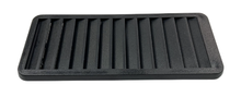Charger l'image dans la galerie, Side wall ventilation port outer plate, rectangular black textured grille