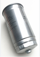 Załaduj obraz do przeglądarki galerii, Silver fuel filter canister with metal top and mounting bracket
