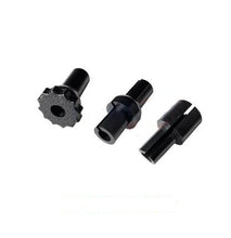 تحميل الصورة في عارض المعرض، Three black plastic cable holders and mounts