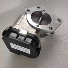 Carregar imagem no visualizador da galeria, Electronic throttle body with intake valve, silver aluminum housing and black connector