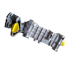 Załaduj obraz do przeglądarki galerii, Metal exhaust gas cooler with valve and yellow inlet connectors