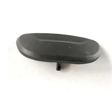 Carica l'immagine nel visualizzatore di Gallery, Front door outer handle cover, dark gray oval with mounting pin by SUONAMA