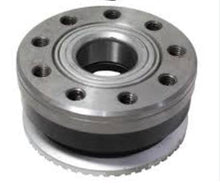 Carica l'immagine nel visualizzatore di Gallery, Front wheel hub with bolt holes, metal body, and black rubber seal ring by SUONAMA