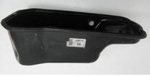 Carica l'immagine nel visualizzatore di Gallery, Engine oil sump pan, black metal tray with label and mounting holes by SUONAMA