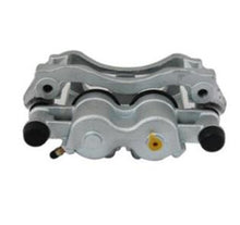 Carregar imagem no visualizador da galeria, Rear brake caliper assembly with piston and brake hose ports, silver with yellow cap by SUONAMA