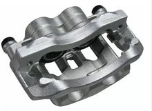 Carregar imagem no visualizador da galeria, Rear brake caliper, metallic silver finish with mounting brackets and pads by SUONAMA