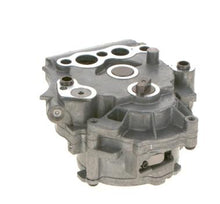 Carica l'immagine nel visualizzatore di Gallery, Oil pump vacuum pump metal housing with multiple ports and bolt holes, light gray