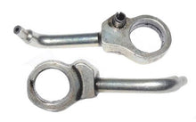 Charger l'image dans la galerie, Metal piston cooling nozzle with circular ring mount and angled outlet