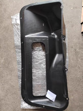 Załaduj obraz do przeglądarki galerii, Black engine hood intake chamber panel with rectangular air opening and mounting holes