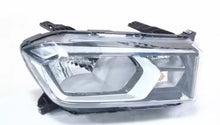 تحميل الصورة في عارض المعرض، Front view chrome vehicle headlight with clear lens and projector-style bulb