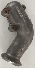 Charger l'image dans la galerie, Supercharger exhaust pipe with two-bolt mounting flanges, metal finish