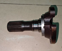 تحميل الصورة في عارض المعرض، Front half shaft assembly, splined shaft with mounting flange, dark metal