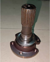 تحميل الصورة في عارض المعرض، Front half shaft assembly with circular mounting flange and splined shaft, metal