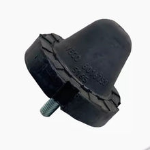Carregar imagem no visualizador da galeria, Black engine hood buffer block with threaded bolt and molded mounting tabs