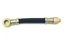 Charger l'image dans la galerie, Air compressor water outlet pipe assembly with brass couplings and dark blue hose