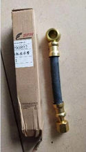 Charger l'image dans la galerie, Air compressor water outlet pipe with brass fittings and dark blue hose