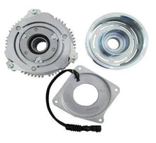 Carica l'immagine nel visualizzatore di Gallery, Electromagnetic fan clutch kit with metal housing, pulley, and wiring harness