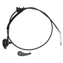 Charger l'image dans la galerie, Black hood opening cable with release lever and adjustment end, 162 cm length