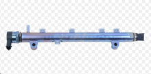 Charger l'image dans la galerie, Metal injection fuel rail bar with multiple inlet fittings and mounting holes