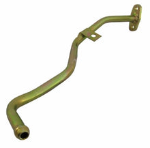 Carica l'immagine nel visualizzatore di Gallery, Turbocharger oil inlet tube 99470360 in olive green, curved with mounting bracket