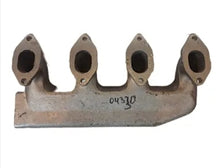 Załaduj obraz do przeglądarki galerii, Intake manifold 4843705, side view with four flanged ports and cast mounting tabs