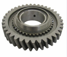 Carica l'immagine nel visualizzatore di Gallery, Metal gear wheel with external teeth and inner bearing ring, angled view