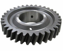Carica l'immagine nel visualizzatore di Gallery, Metal spur gear with central bore and small pin holes on hub