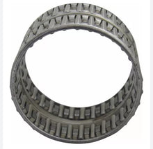 Charger l'image dans la galerie, Circular gray metal roller cage ring with evenly spaced rollers