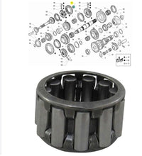 Afbeelding in Gallery-weergave laden, Round cylindrical roller bearing with steel outer ring and inner roller assembly