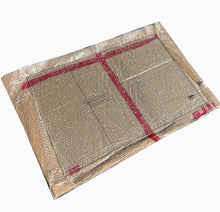 Charger l'image dans la galerie, Front windshield glass wrapped in bubble insulation, two-piece panel in packaging.