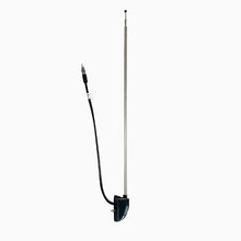 Załaduj obraz do przeglądarki galerii, Radio whip antenna with metal mast and black base, includes cable