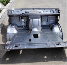Carregar imagem no visualizador da galeria, Metal vehicle body shell base frame, gray stamped steel with openings