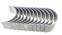 Charger l'image dans la galerie, Connecting rod bearing shells set, stacked curved metal pieces, silver-gray