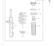 Charger l'image dans la galerie, Shock absorber C00217959 C00074848 for maxus V90 EV90 – product image 1 | SUONAMA