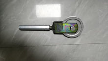Carregar imagem no visualizador da galeria, Metal connecting rod assembly tool with iridescent head, threaded shaft and loop handle, 93821397