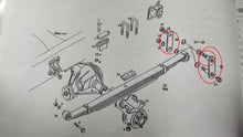 تحميل الصورة في عارض المعرض، Metal lifting ear assembly diagram for front lift, with bracket and pins