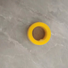 Załaduj obraz do przeglądarki galerii, Rear stabilizer bar upper bushing, yellow rubber ring with circular center hole