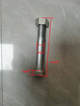 Carregar imagem no visualizador da galeria, Leaf spring lifting ear with threaded bolt, 120mm length and 15mm head height