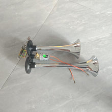Load image into Gallery viewer, 12V/24V Dual-Tone Air Horn Kit for Cars and Trucks by suonama