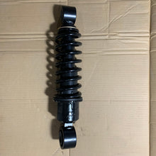 Carregar imagem no visualizador da galeria, Front shock absorber with black coil spring and mounting eye brackets