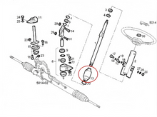 Laden Sie das Bild in den Galerie-Viewer. Steering dust cover boot, split rubber part circled in diagram