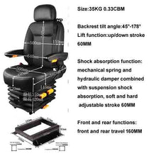 Load image into Gallery viewer, driver seat modification suspension shock absorption seat for daily 4x2 4x4