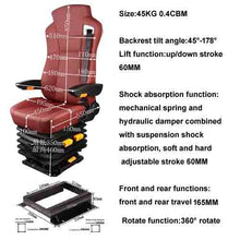 Load image into Gallery viewer, driver seat modification suspension shock absorption seat for daily 4x2 4x4