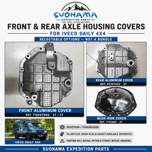 Load image into Gallery viewer, Front and Rear Axle Housing Aluminum Cover 7180079NQ for Iveco Daily 4x4 by suonama