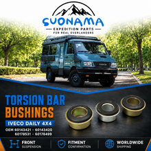 Load image into Gallery viewer, Torsion Bar Bushing OEM 60143421 60143420 60178531 60178499 for Iveco Daily 4x4
Vendor by suonama