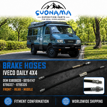 Load image into Gallery viewer, Brake Hose OEM 93809039 60164147 8796327 8796326 for Iveco Daily 4x4 by suonama