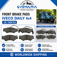 Load image into Gallery viewer, Front Brake Pad 1906183 for Iveco Daily 4x4 by suonama