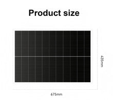 تحميل الصورة في عارض المعرض، Flexible solar panel dimensions: 675mm width and 435mm height