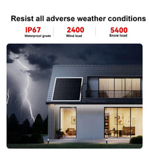 تحميل الصورة في عارض المعرض، Weatherproof flexible solar panel rated IP67 for wind and snow load